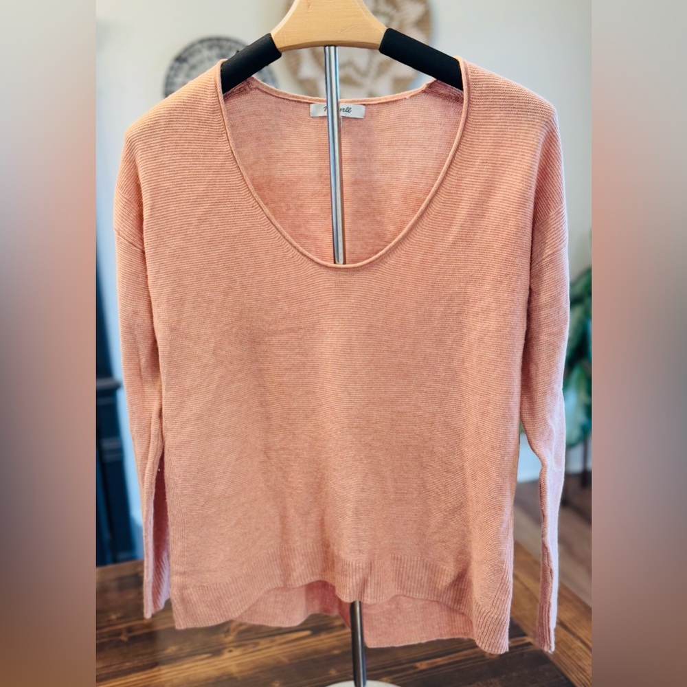 Madewell Women’s Apricot‎ Scoop Neck Knit Sweater Size XXS
